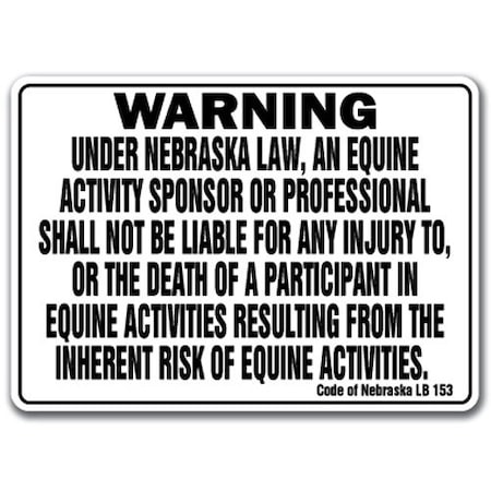 Signmission 14 in Height, Aluminum, 14" x 10", WS-A-1014-Nebraska WS-A-1014-Nebraska